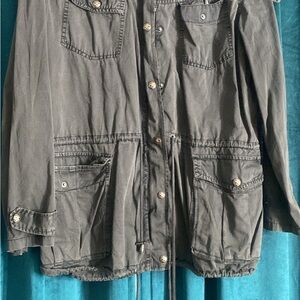 Size XL ladies  Gray Utility Jacket